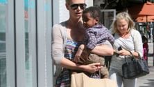 Charlize Theron and her mom take Jackson for a haircut (cute!)