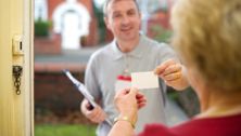 How to handle door-to-door salespeople
