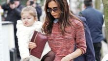 Spotted: Victoria and Harper Beckham stylish in London