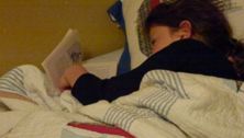 Why I let my son read in the dark
