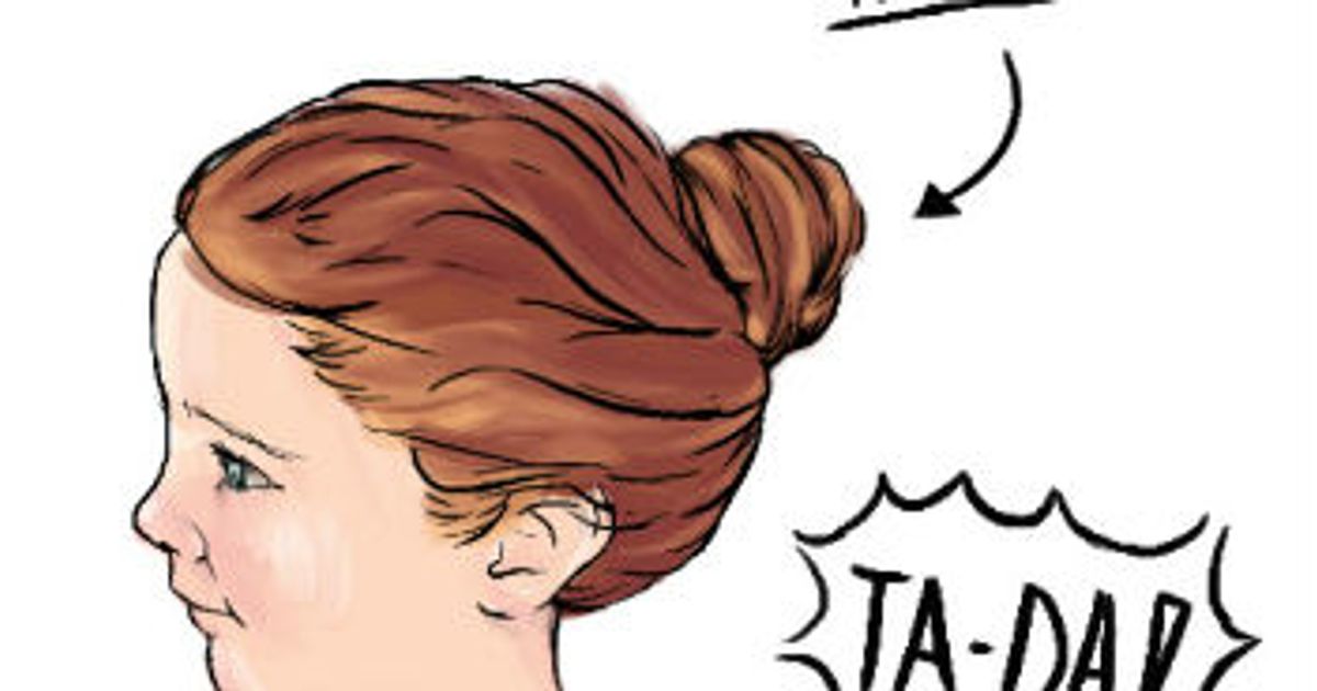 How to make a figure skating bun Today's Parent