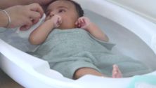 How to give a baby a bath
