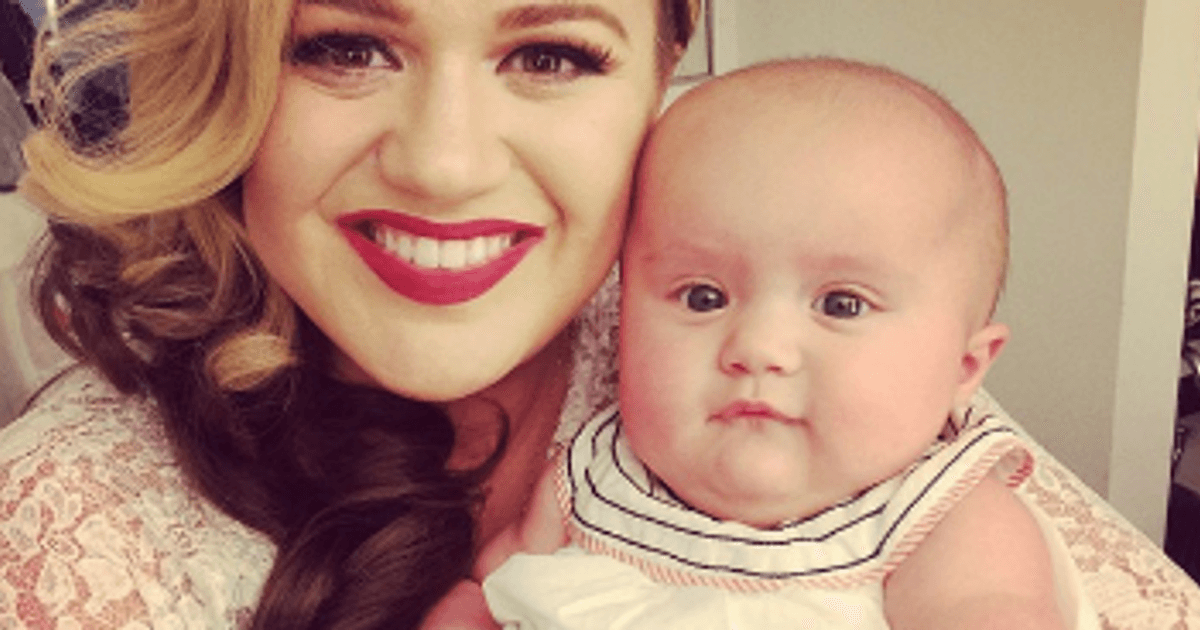 Adorable Kelly Clarkson baby pictures of River Rose Today's Parent(02)