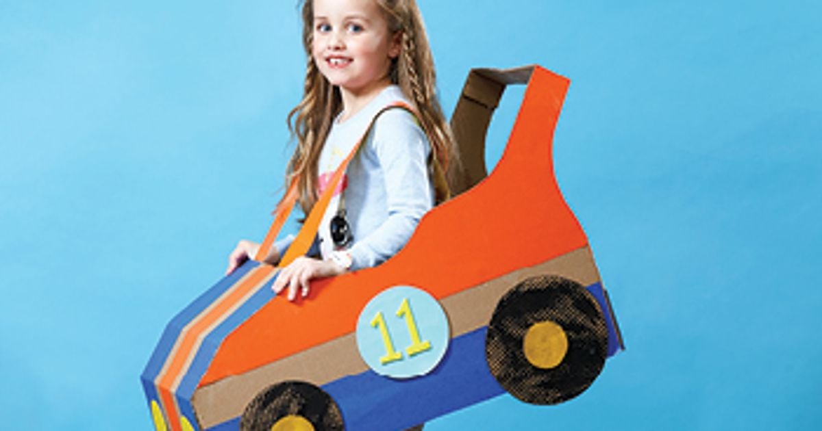 Craft: Make your own cardboard race car - Today's Parent