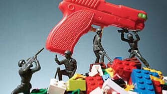 Is playing with toy guns normal?