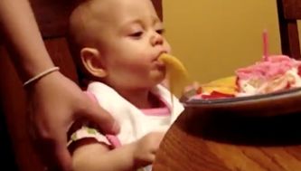 Babies casually barfing