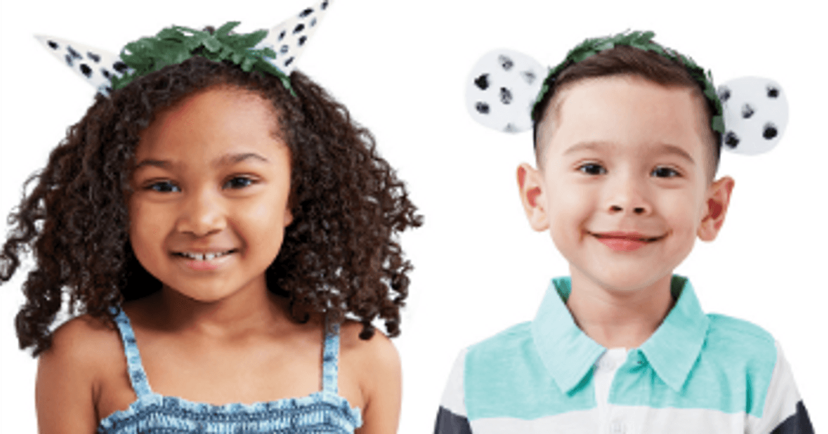 Kids craft How to make animal ears headbands and matching tails
