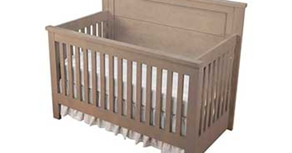 RECALL Mother Hubbard's Cupboards' Matthew & Lauren collection crib