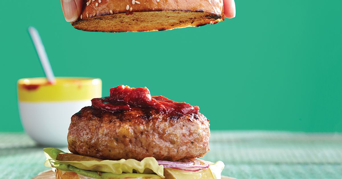 Turkey Burgers with Cranberry Ketchup Today's Parent