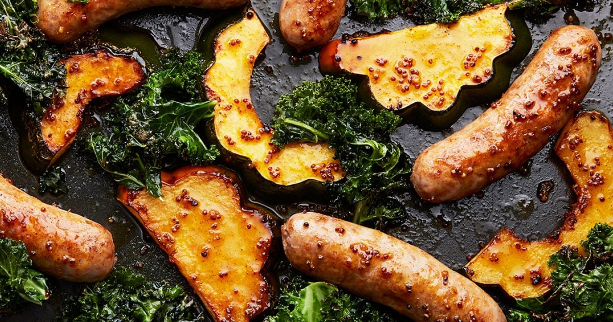 Sheet Pan Sausage, Squash and Kale - Today's Parent