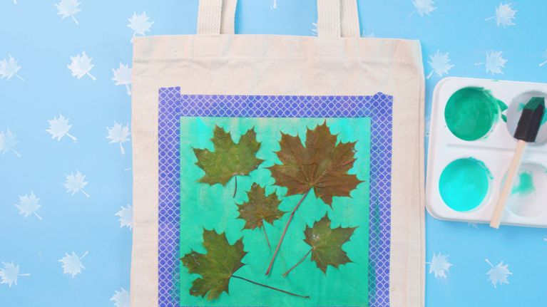 How to make a sun print tote bag