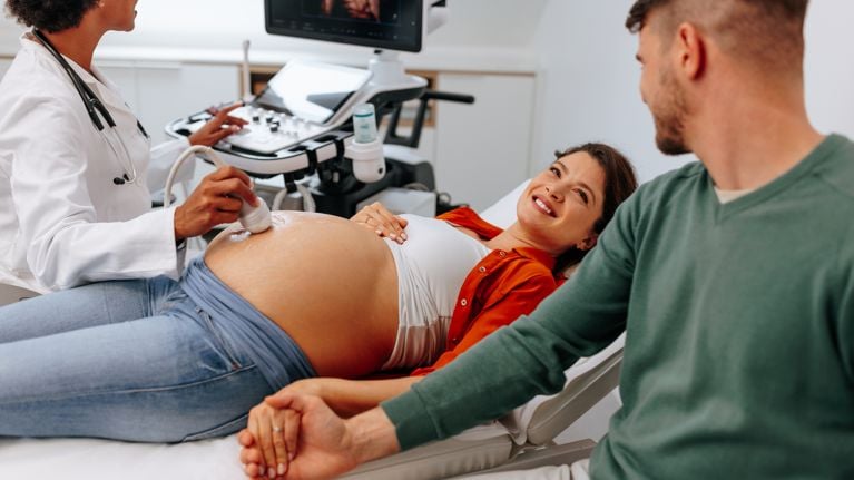 woman at ultrasound