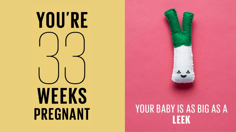 33 weeks pregnant