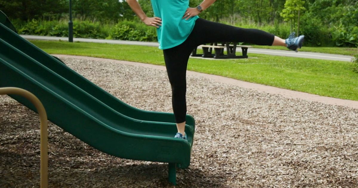 Playground workout 5 exercises to do on a slide Today's Parent