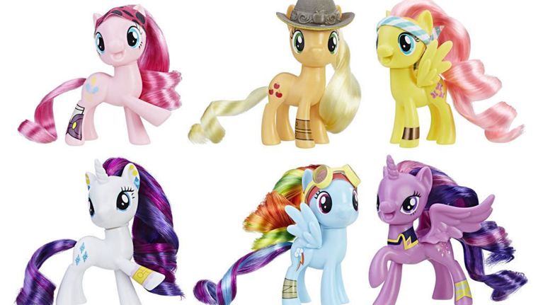 Set My Little Pony - The Movie, Collezione Pony Pirata, 6 Figure Da 8 Cm Con Accessori