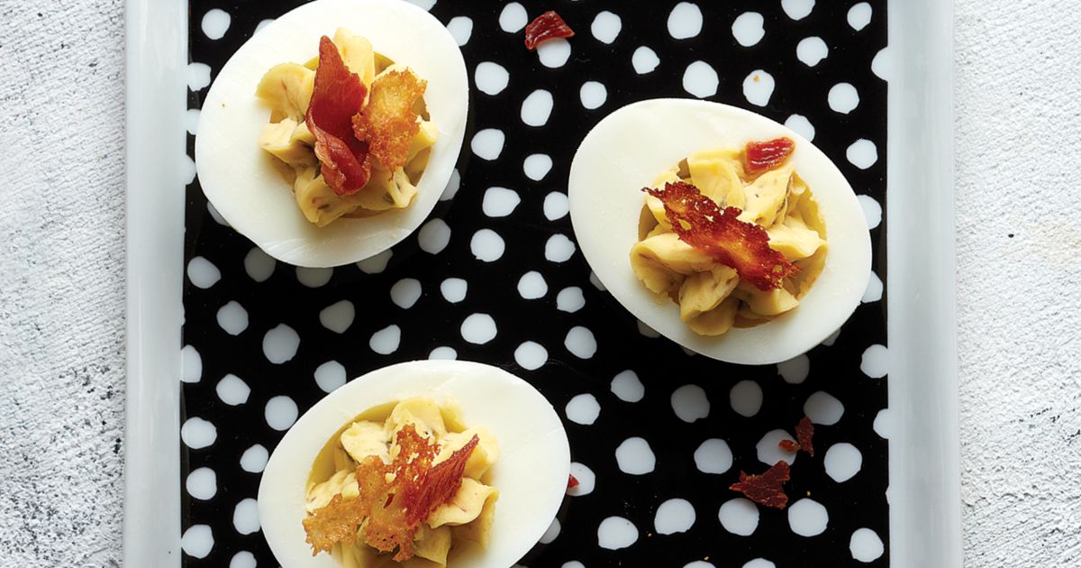 Caesar Salad Devilled Eggs Today's Parent