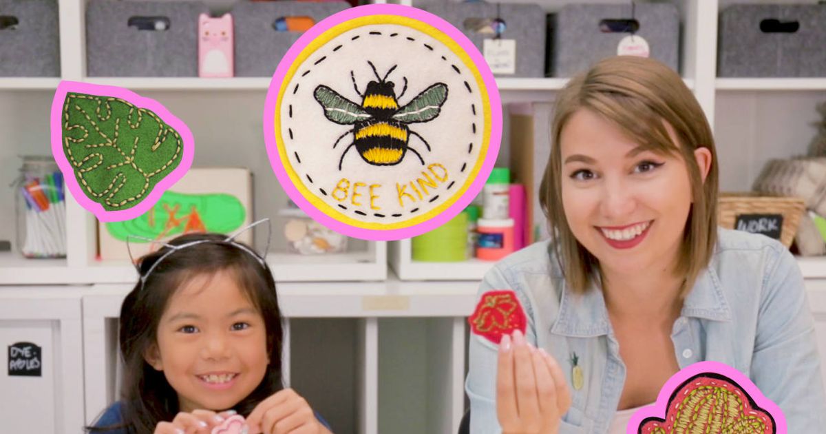 How to make embroidered patches Today's Parent