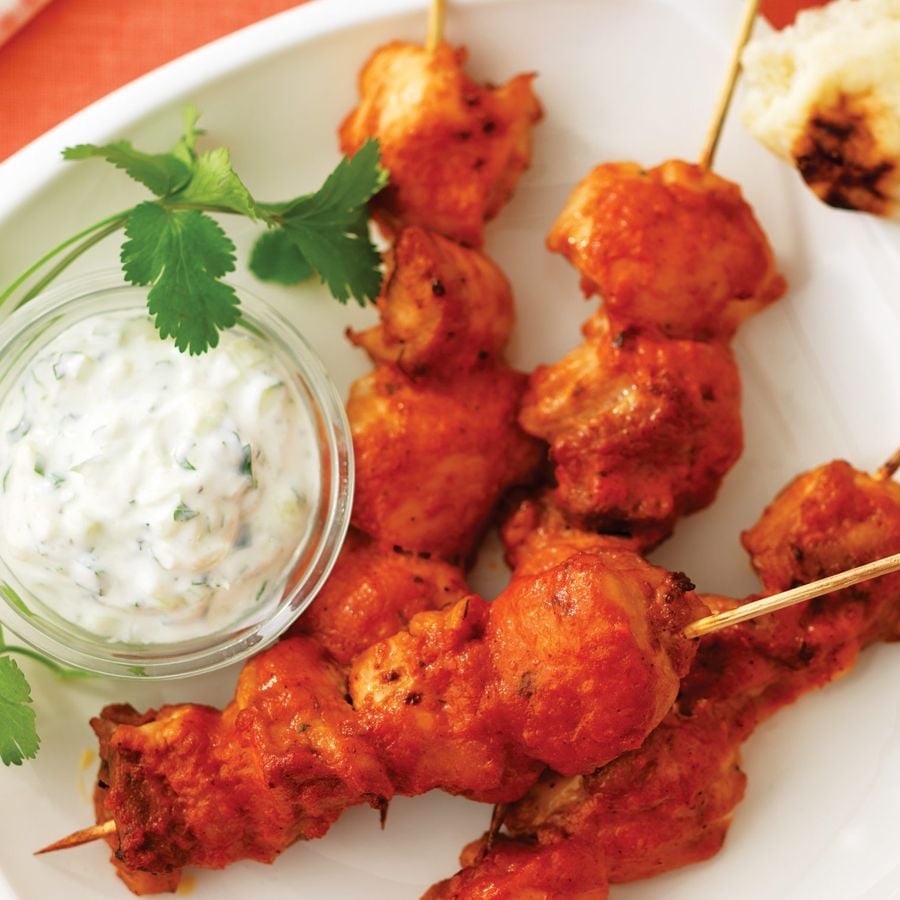 Butter Chicken Satays-image