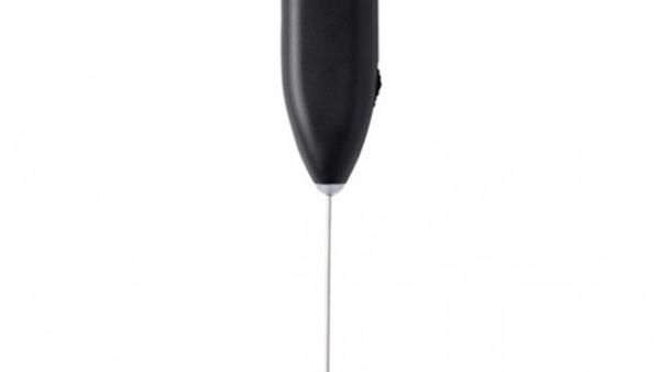 Black handled milk frother