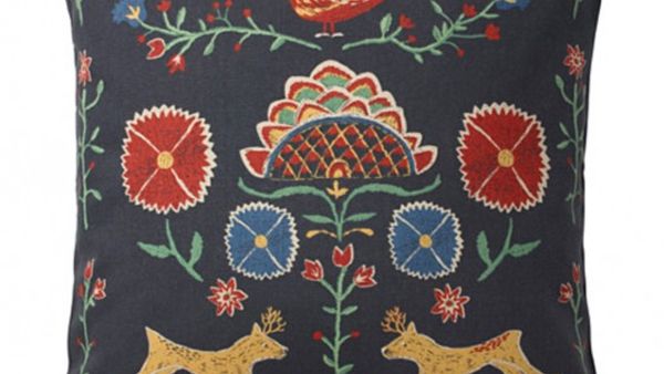 Square pillow flower and animal images