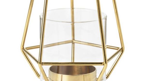 Gold frame tealight holder