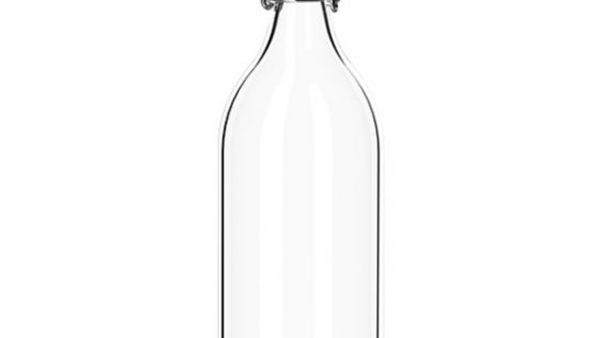 Glass bottle with stopper