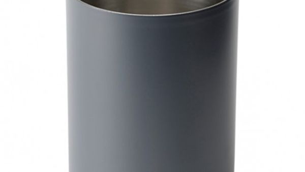 Black toothbrush holder
