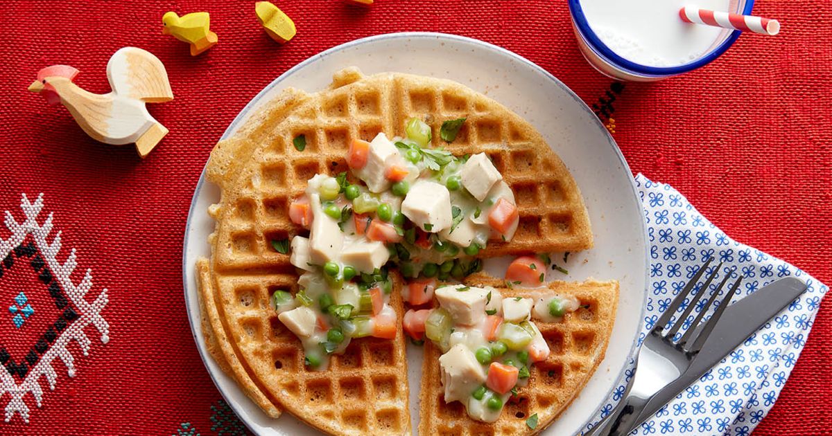 Creamed Chicken over Whole Wheat Waffles - Today's Parent