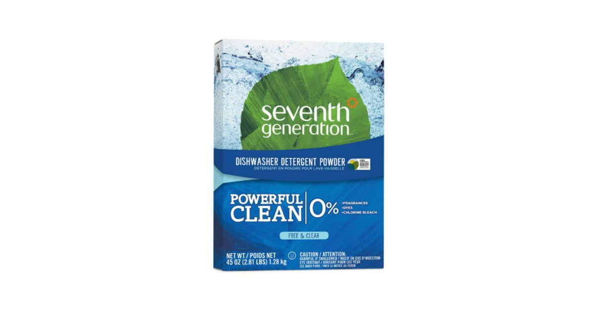 Review Seventh Generation Powerful Clean Dishwasher Detergent Powder