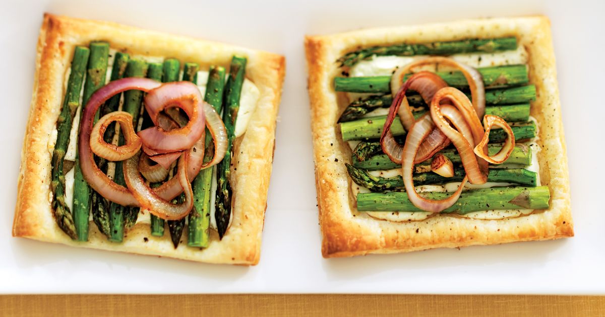 Easy Asparagus and Goat Cheese Tarts Today's Parent