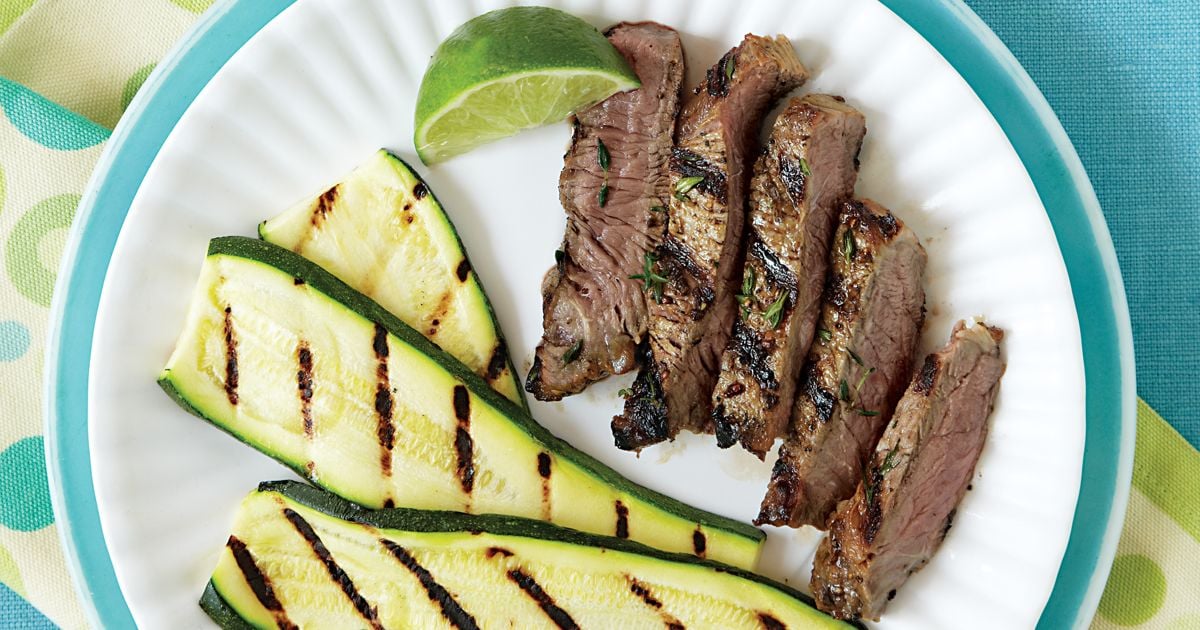 Lime-Marinated Steak with Zucchini - Today's Parent