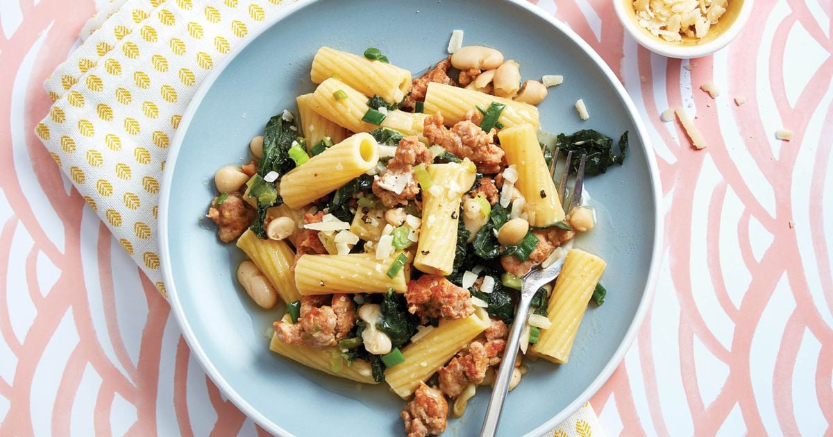 Sausage, Kale and White Bean Rigatoni - Today's Parent