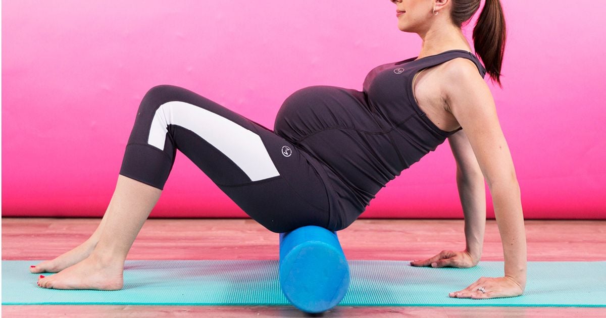 How to relieve lower back pregnancy pains with a foam roller Today's