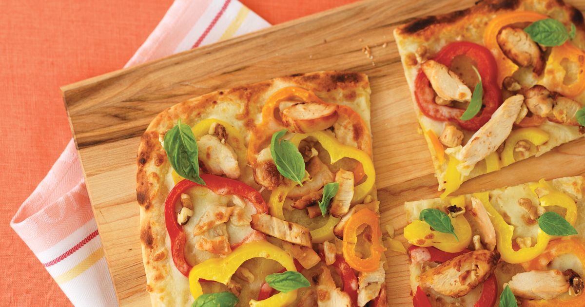 Sweet Pepper Flatbread Pizza - Today's Parent