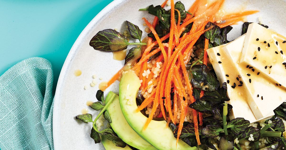 Miso couscous tofu bowl - Today's Parent