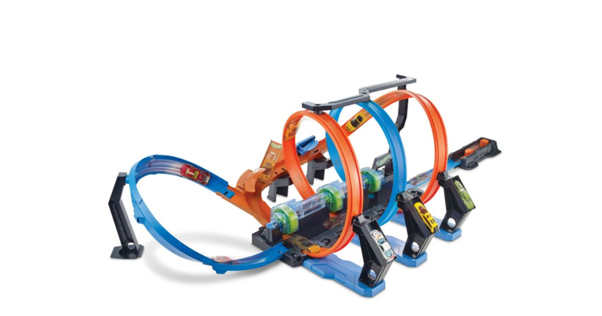 Review Hot Wheels Corkscrew Crash Track Set Today's Parent