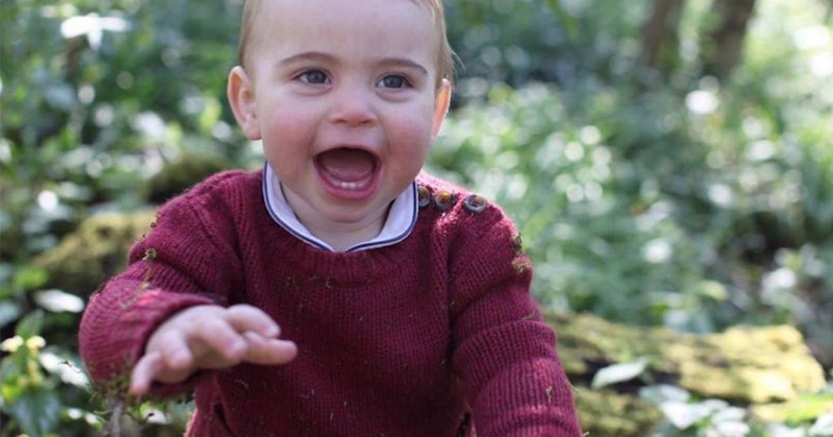 Prince Louis is all smiles in the cutest new photos for his first