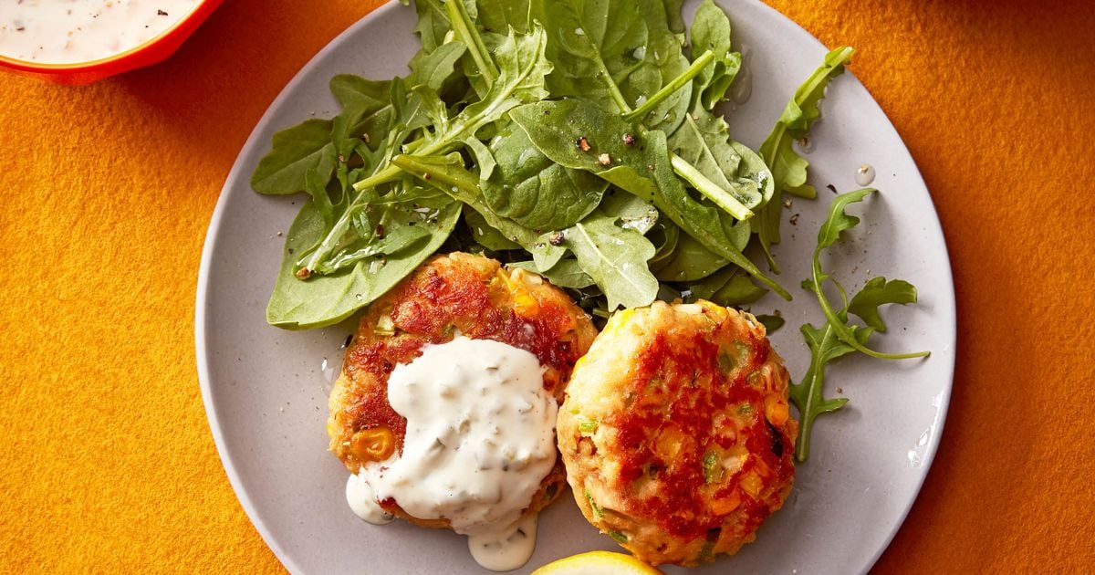 Tuna cakes with tartar sauce family dinner recipe Today's Parent