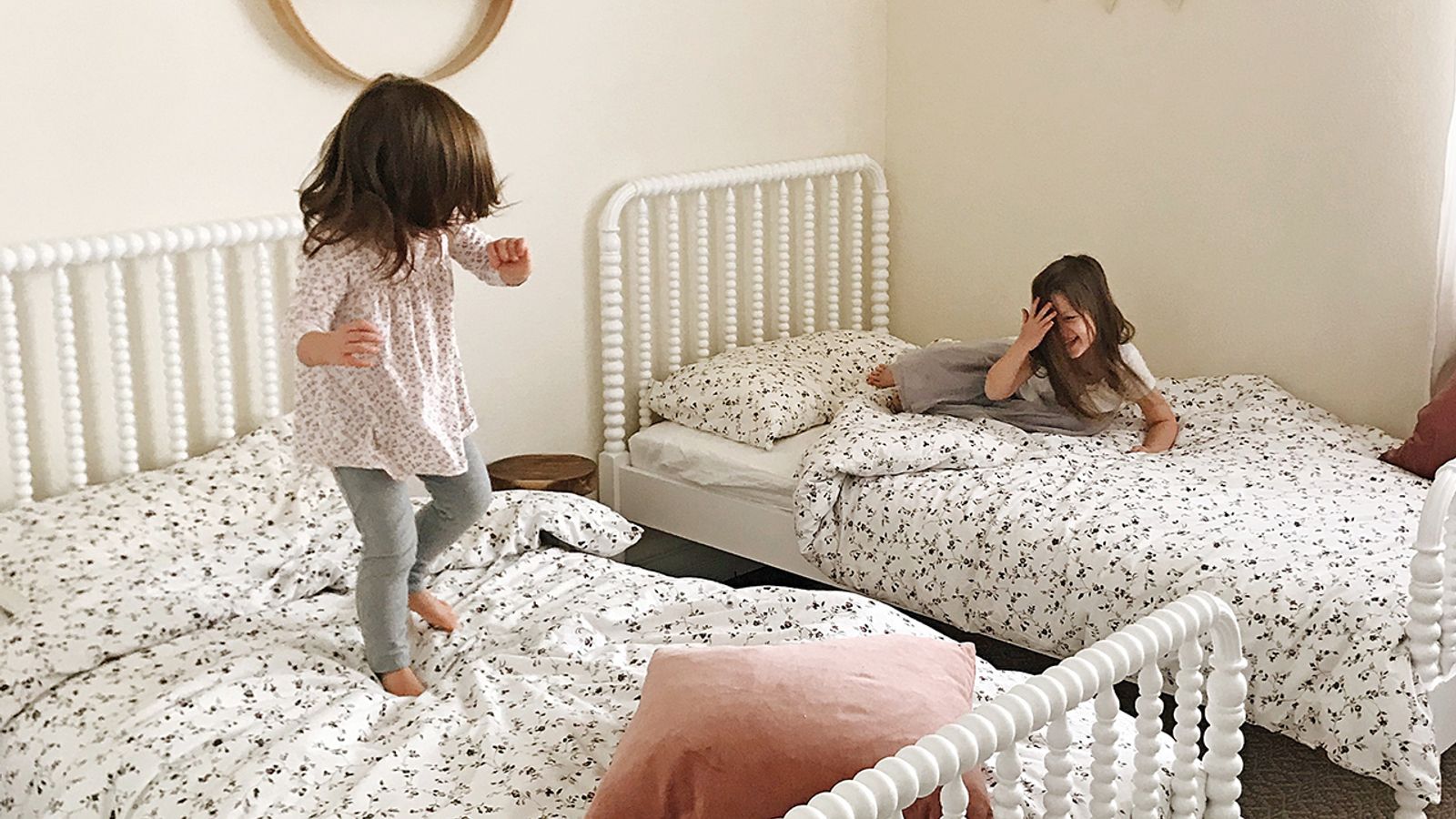 Step sister and brother share bed
