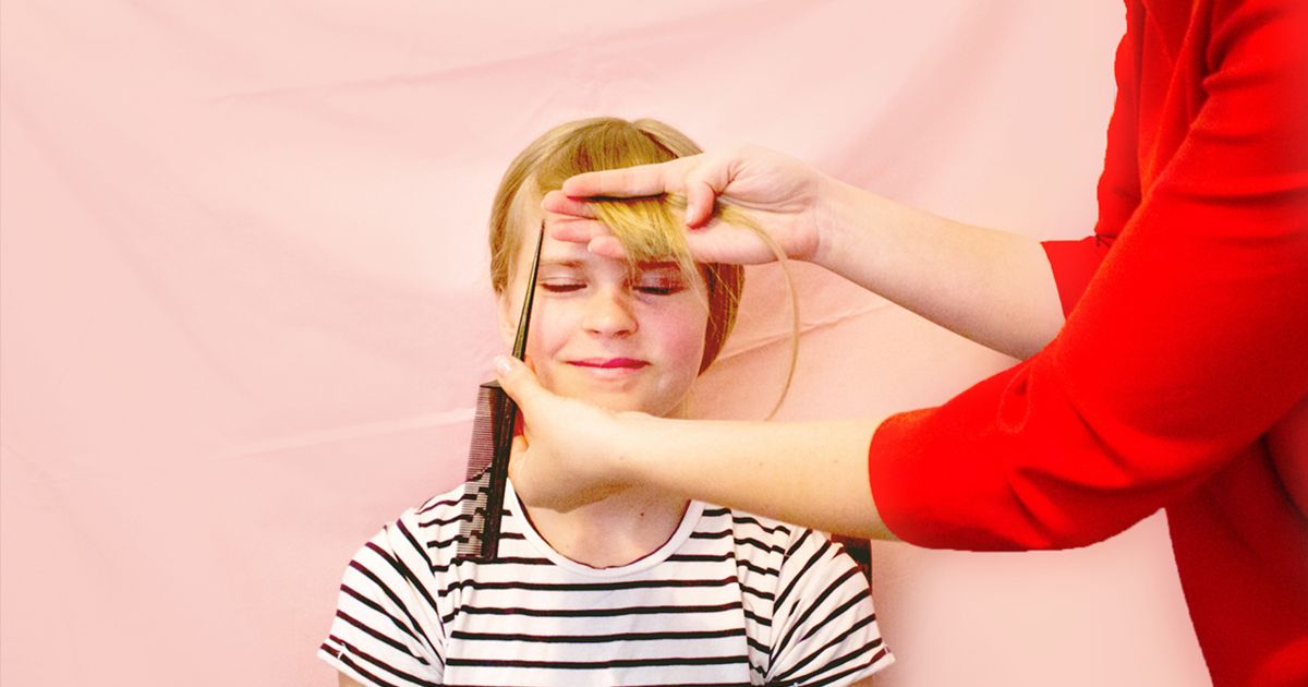 How to cut bangs at home A stepbystep guide Today's Parent