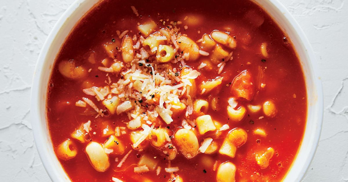 Pasta fagioli Today's Parent