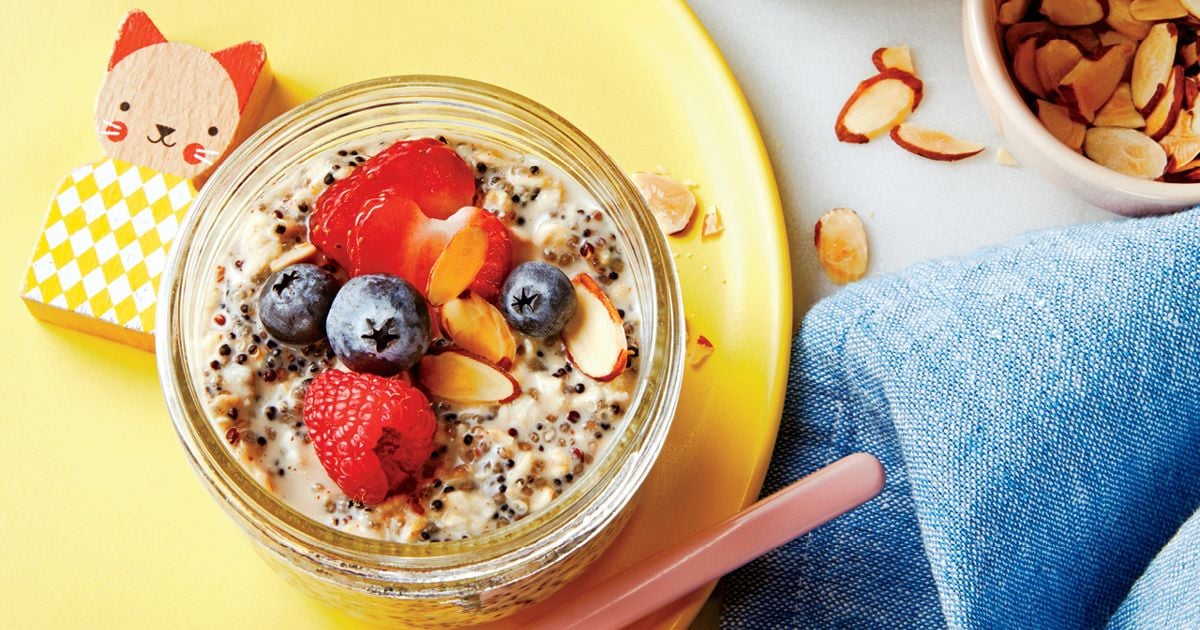 Overnight maplealmond quinoa oats Today's Parent
