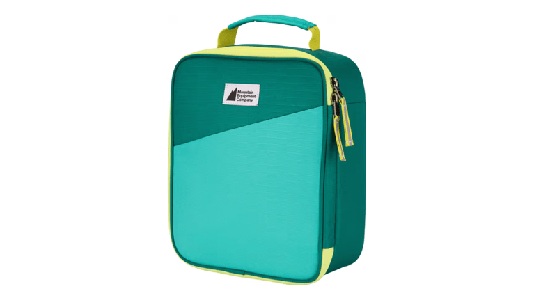 Two-toned teal MEC lunch box