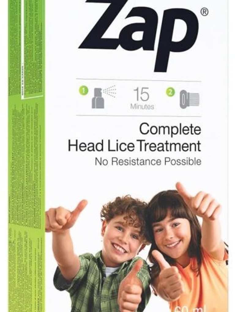 Zap Spray-On Lotion - Complete Lice Treatment, 60 ml
