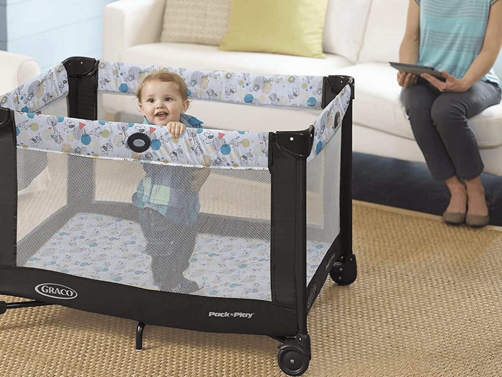 Mini Crib Mattress Pad Tri-Fold Pack N Play Mattress With Inch