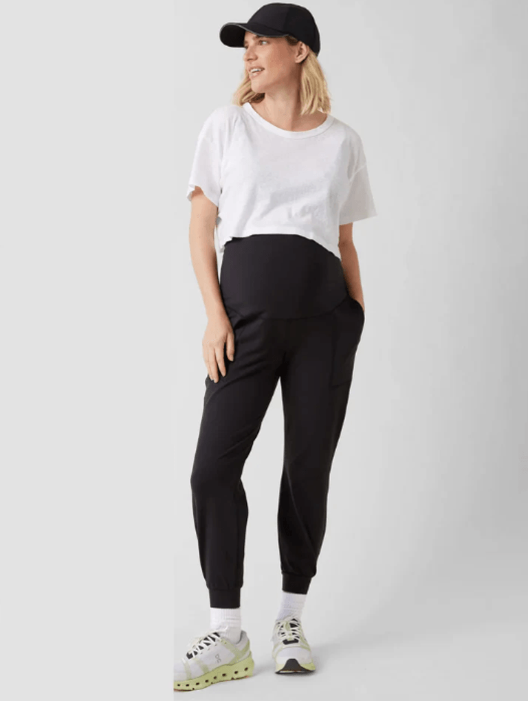 ingrid + isabel "live in" maternity active joggers, best everyday maternity active joggers