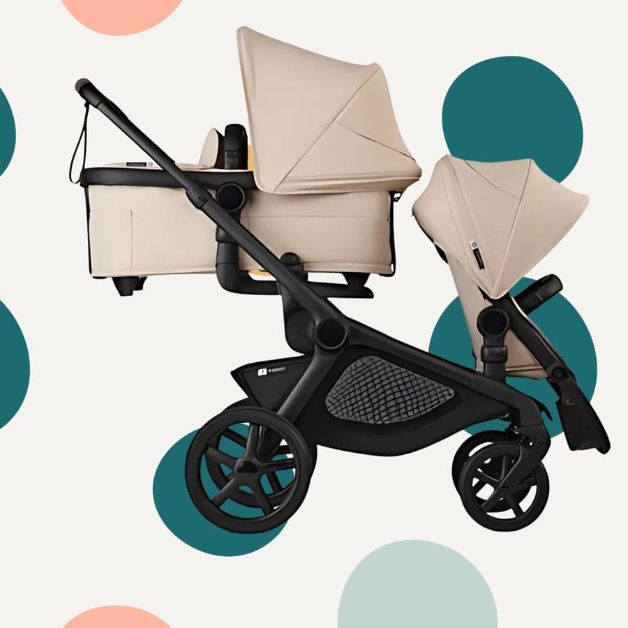 reclining travel stroller Mompush Lithe Lightweight Stroller