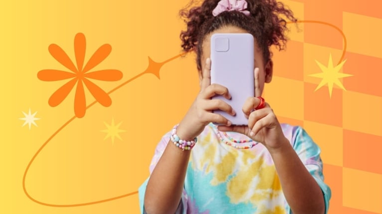 Tween girl with a towel wrapped around her head applying face cleanser, next to bold text that reads: ‘The Tween Skincare Guide. Want more? From #SkinTok trends to dermatologist-approved routines, explore expert-backed advice for tweens and their parents.’ Button reads: ‘Read Now’.