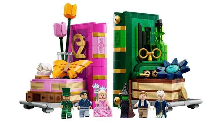 LEGO Glinda & Elphaba Bookends