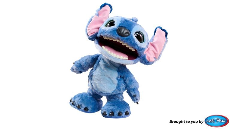 Blue Disney Stitch plush toy